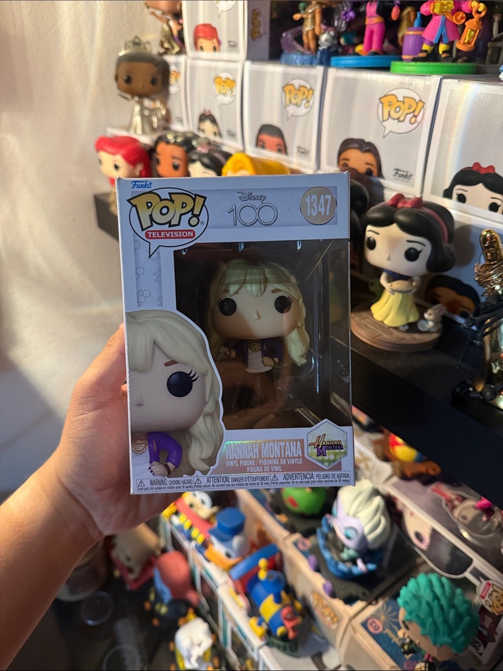 Funko POP! Television Hannah Montana Vinyl Figure - Blonde, Purple, Gold